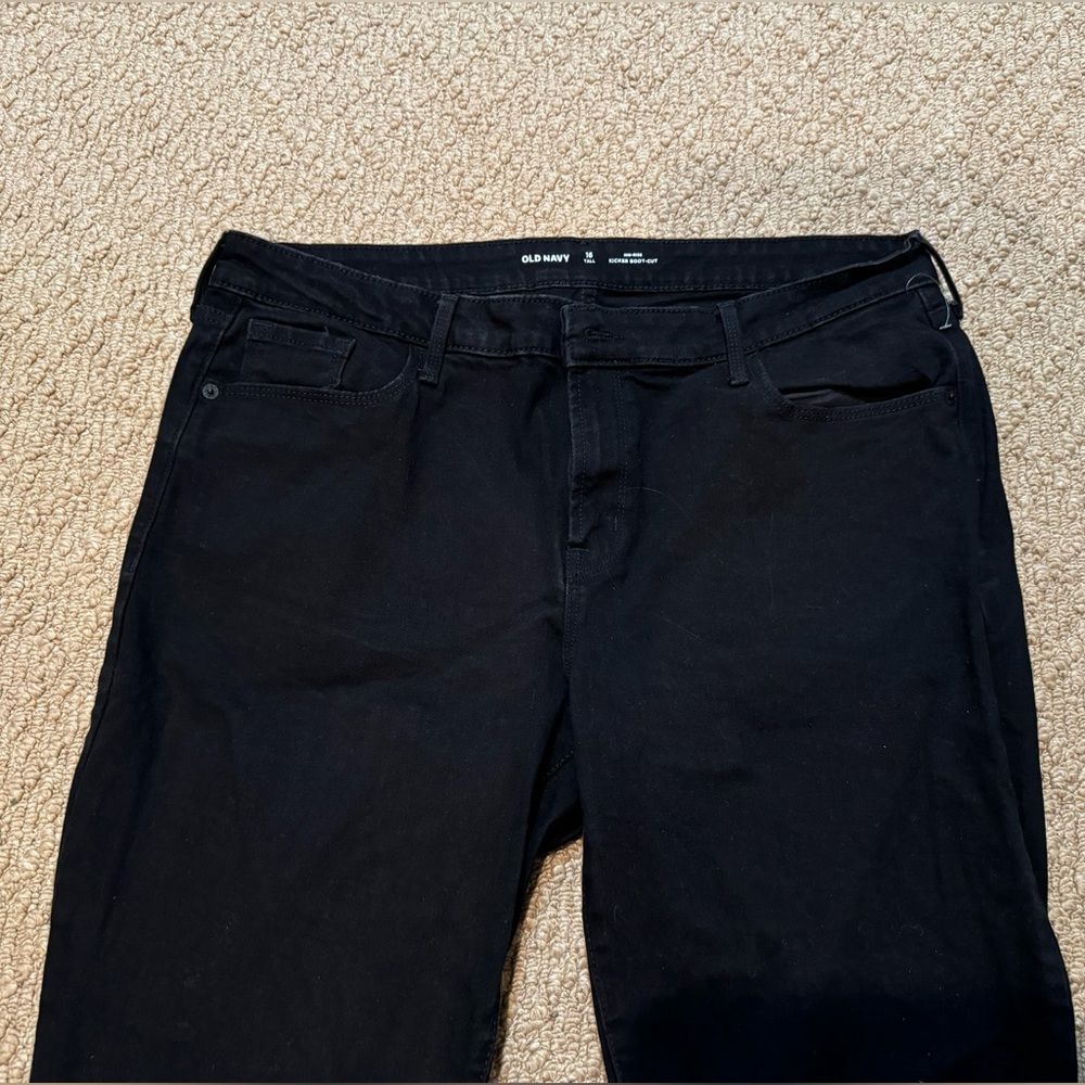 Old Navy Mid-Rise Kicker Boot-Cut Jeans